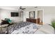 Open main bedroom with furniture and ceiling fan, plus an ensuite bathroom at 358 Canna Dr, Davenport, FL 33897