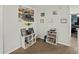 Bedroom area featuring built-in bookshelves and neutral decor at 3125 Kearns Rd, Mulberry, FL 33860