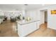 Open concept kitchen with island overlooking dining and living areas, great for entertaining at 3125 Kearns Rd, Mulberry, FL 33860
