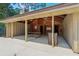 Cabana with picnic table and benches, great for gatherings and outdoor dining with easy access to restrooms at 4836 Pebble Beach Dr, Orlando, FL 32811