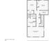 Second floor floorplan, showing bedrooms, closets and bathrooms at 3550 Rodrick Cir, Orlando, FL 32824