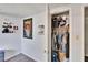 Bedroom closet with clothes and storage solutions for organization at 4145 Willow Oak Rd, Mulberry, FL 33860