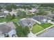 Picturesque aerial view of a neighborhood with well-maintained homes and lush green landscaping at 6523 Evergreen Park Dr, Lakeland, FL 33813