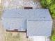 Close up aerial view of a new roof, surrounded by mulch at 2769 Corrigan Dr, Deltona, FL 32738