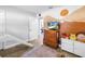Fun bedroom features creative wall art, and a playful slide element at 4821 S Gachet Blvd, Lakeland, FL 33813