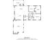 Floor plan of the home layout including kitchen, living room, bedrooms, and bathrooms at 4821 S Gachet Blvd, Lakeland, FL 33813
