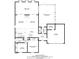 First floor blueprint reveals layout of bedrooms, bathrooms, Gathering room, living room, and kitchen at 2900 Cr 415, Lake Panasoffkee, FL 33538