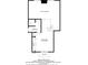 Floor plan of the second story showing bedroom, balcony, and sitting area at 2900 Cr 415, Lake Panasoffkee, FL 33538