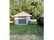 A single-car detached garage that offers additional storage space at 2528 Deerbrook Dr, Lakeland, FL 33811