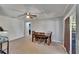 Dining room featuring a table with chairs and access to the backyard at 1716 Bayou Cir, Lakeland, FL 33803