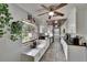 Bright kitchen featuring natural light, white cabinets, and stainless steel appliances at 1716 Bayou Cir, Lakeland, FL 33803