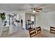 Spacious kitchen and dining area with tile flooring and natural lighting at 1716 Bayou Cir, Lakeland, FL 33803