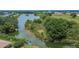 A scenic waterway view adjacent to property, offering a tranquil backyard setting at 1716 Bayou Cir, Lakeland, FL 33803