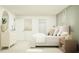 Calm bedroom with a double bed, a dresser, and soothing decor at 1133 Hour Glass Rd, Lakeland, FL 33801