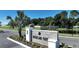 Brookland Park entrance sign with manicured landscaping and clear signage at 2415 Slippery Rock St, Auburndale, FL 33823