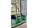 A screen patio with views of the backyard, table, and chair set included at 13140 Summerton Dr, Orlando, FL 32824