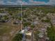 Aerial view showcasing the property within a neighborhood featuring lush greenery, swimming pools, and community amenities at 728 Waterbridge Dr, Winter Haven, FL 33880