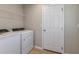 Laundry room featuring new appliances and ample storage space at 4015 Gardenia Ave, Lake Hamilton, FL 33851