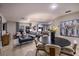 Comfortable living area with modern decor, wood flooring, and dining area at 4039 Gardenia Ave, Lake Hamilton, FL 33851