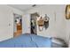 Bedroom featuring a closet, neutral-colored walls, and modern design at 536 Ave G Se, Winter Haven, FL 33880
