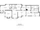Detailed floor plan showcasing the layout of the home's rooms and dimensions at 536 Ave G Se, Winter Haven, FL 33880