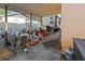 Spacious carport providing ample covered parking with room for storage and recreational vehicles at 1852 E Fern Rd, Lakeland, FL 33801