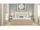 Cozy bedroom with a plush bed, stylish lamps, and a large window letting in natural light at 5431 Lewisham Dr, Davenport, FL 33837