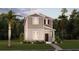 Charming two-story home featuring a landscaped yard and inviting front entrance at 2437 Spring Tune Aly, Kissimmee, FL 34744