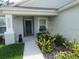 Inviting front entrance with decorative plants and elegant decor at 206 Samantha Ave, Auburndale, FL 33823