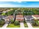 Beautiful exterior of a two-story home with a tile roof and a well-maintained lawn at 5247 Wildwood Way, Davenport, FL 33837