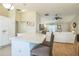 Spacious kitchen featuring an island, modern appliances, and barstool seating at 9345 Se 171St Le Flore Ln, The Villages, FL 32162