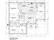 Detailed floor plan of the home, showcasing the layout of bedrooms, kitchen, living spaces and garage at 1121 W 9Th St, Lakeland, FL 33805