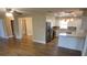 Modern kitchen featuring stainless steel appliances and granite countertops at 2414 Willow Oak Dr, Edgewater, FL 32141