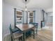 Cozy breakfast nook with a charming table set and natural light from the windows at 3939 Sunset Lake Dr, Lakeland, FL 33810