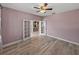 Office space with light pink paint, natural lighting, and tiled flooring at 3939 Sunset Lake Dr, Lakeland, FL 33810