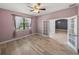 Office space with light pink paint, natural lighting, and tiled flooring at 3939 Sunset Lake Dr, Lakeland, FL 33810