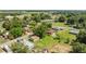 Aerial view showcasing the property's proximity to nearby schools and businesses at 652 N Jackson St, Eagle Lake, FL 33839