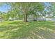 Spacious backyard with mature trees, perfect for outdoor activities and relaxation at 652 N Jackson St, Eagle Lake, FL 33839