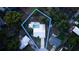 Wonderful aerial view of backyard pool with spa and well-maintained landscaping at 3610 Amber Ln, Lakeland, FL 33812