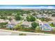 Aerial view of the community showcasing the pool and surrounding area at 2806 Spinning Silk Ct, Kissimmee, FL 34747