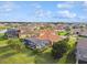 Aerial view of the home with its screened-in pool and the neighborhood at 1140 Terralago Way, Kissimmee, FL 34746