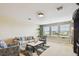Cozy upstairs sitting area with neutral color palette at 1140 Terralago Way, Kissimmee, FL 34746