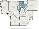 First floor plan featuring the Gathering room, living room, dining room, and primary bedroom at 952 Moss Ln, Winter Park, FL 32789