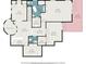 Second floor plan featuring bedrooms, bathrooms, and balconies at 952 Moss Ln, Winter Park, FL 32789