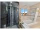 The bathroom has both a walk-in shower and a jetted tub at 2524 Albion Ave, Orlando, FL 32833
