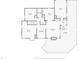 Floorplan for the first floor showing kitchen, dining room, and Gathering room at 1611 County Road 753S, Webster, FL 33597
