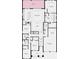 Detailed floor plan showcasing the layout of the home with multiple bedrooms, baths, and gathering spaces at 12898 Harvest Rain Ave, Winter Garden, FL 34787