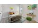 Cozy bedroom with colorful decor, including unique artwork and a fun rug, creating a vibrant, playful space at 5920 Bristle Oak St, Mount Dora, FL 32757