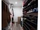 Well-organized closet space with shelving, providing ample storage at 1816 W Lake Parker Dr, Lakeland, FL 33805