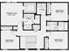 Upstairs floorplan displaying bedrooms, bathrooms, laundry, and primary suite layout at 2076 Babbling Brook Blvd, Auburndale, FL 33823